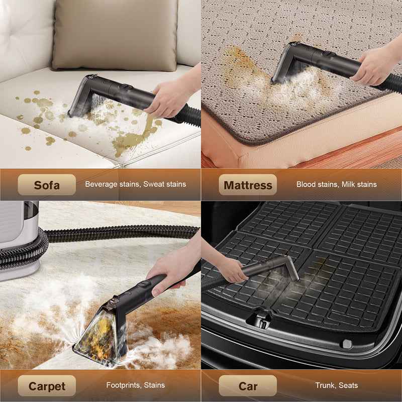 Portable Carpet Cleaner - 2025 New Design for Fabric & Upholstery Care
