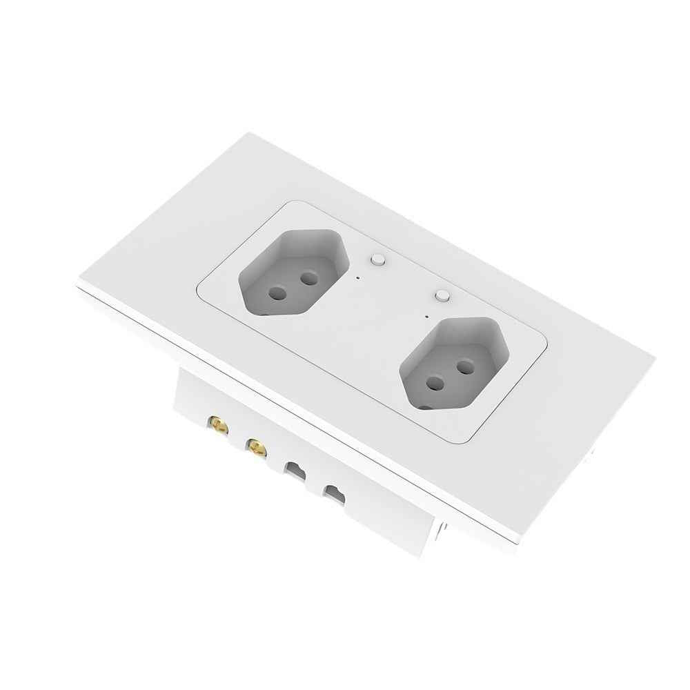 Smart Wall Socket - Brazilian Standard Dual Plug with APP Control