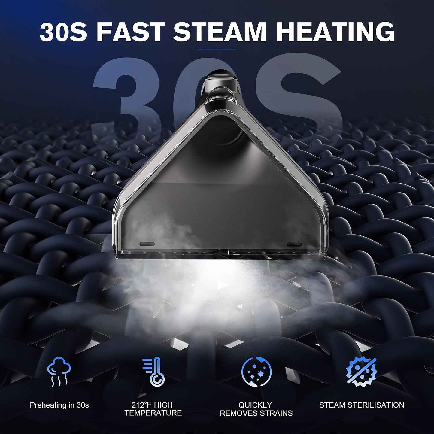 Steam Fabric Cleaner - High-Temperature Spray & Suction for Sofa Carpet