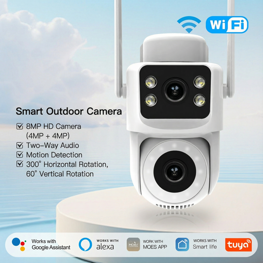 Câmera de segurança externa inteligente