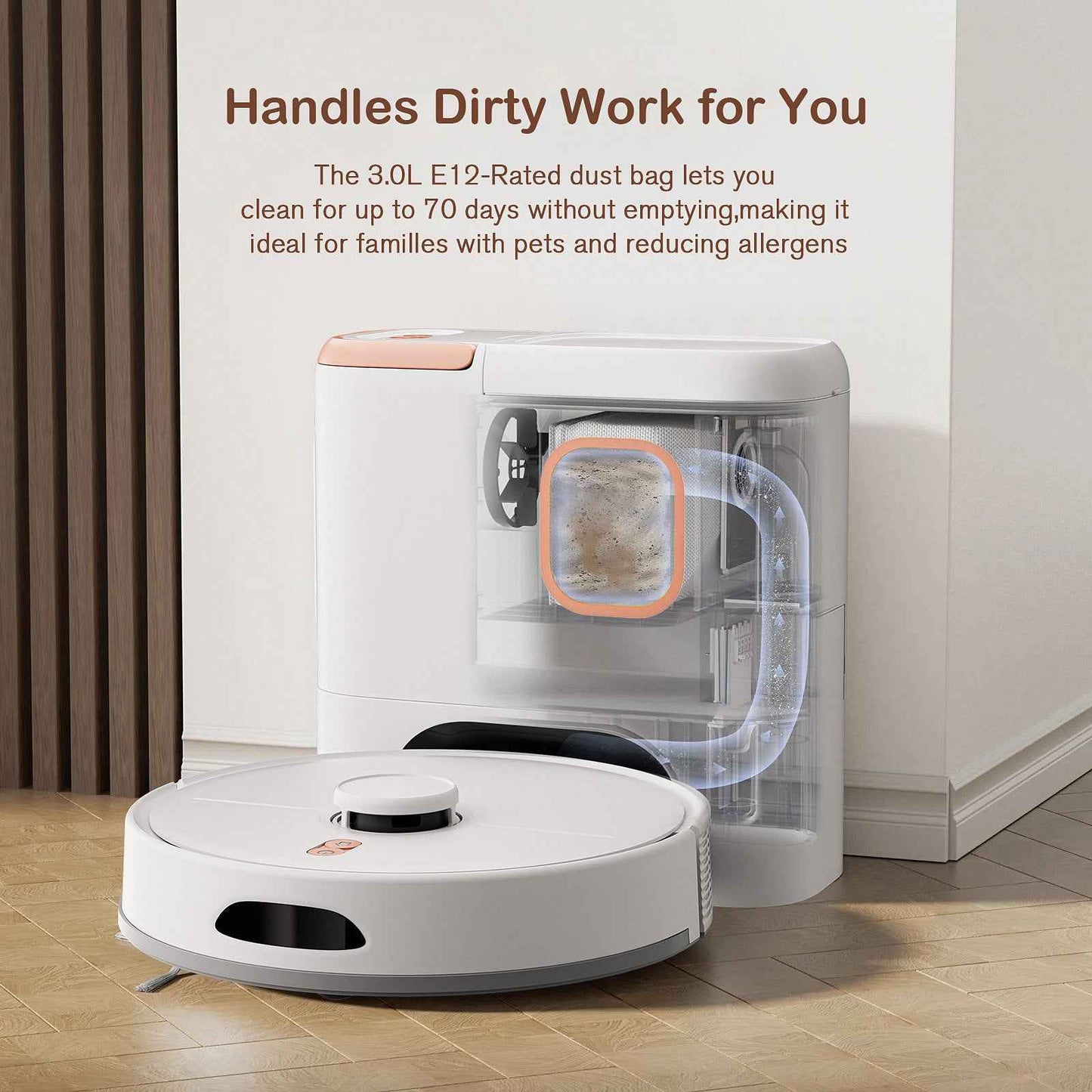 Robot Vacuum Cleaner - Laser Navigation with Pet Hair Removal Accessories