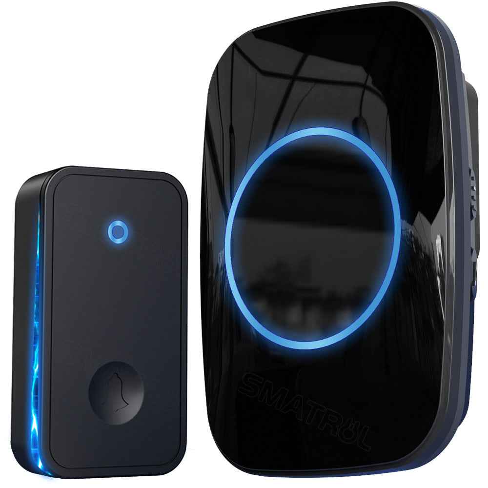 Wireless Doorbell - Self-Powered No Battery Required with 60 Ringtones