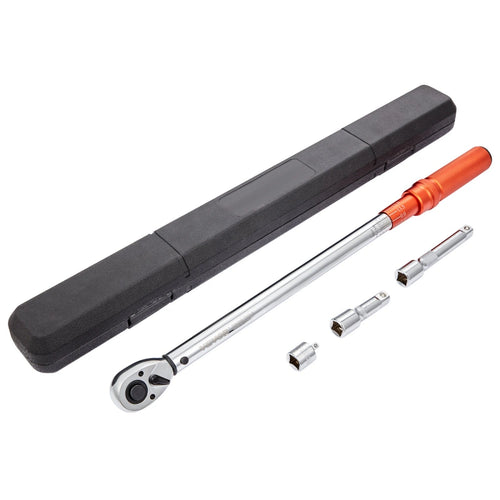 1/2" Drive Click Torque Wrench Set (25-250 ft.-lb.) - Ideal for Lug Nuts & Auto Repair