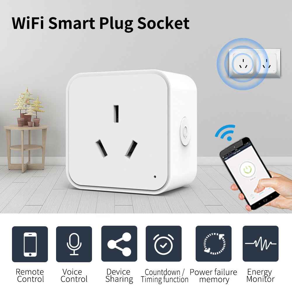 Smart Socket - Australian/NZ Standard with WiFi ZigBee Voice Control