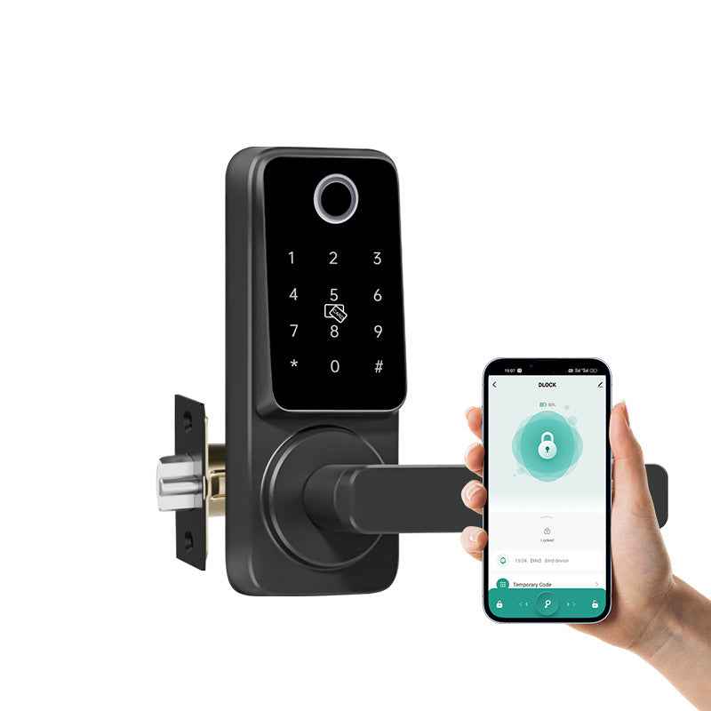 Smart Door Lock - Cat Eye Peephole with Fingerprint & Remote Control
