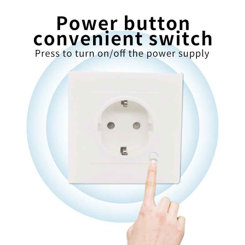 Smart Wall Socket 86 - EU Standard with APP Control & Power Meter