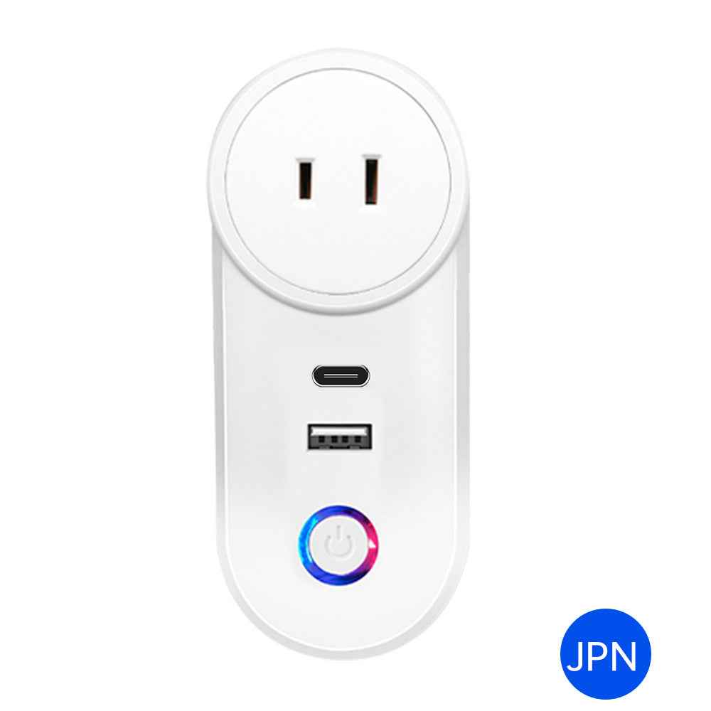 Universal Smart WiFi Socket - Multi-Standard with USB & Type-C Ports