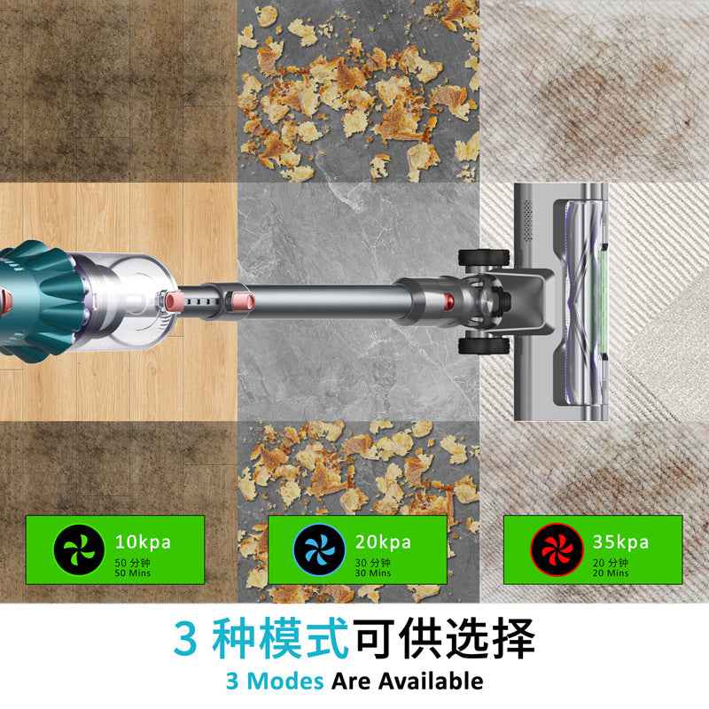 Cordless Vacuum Cleaner - Wireless Stick with Retractable Folding Tube