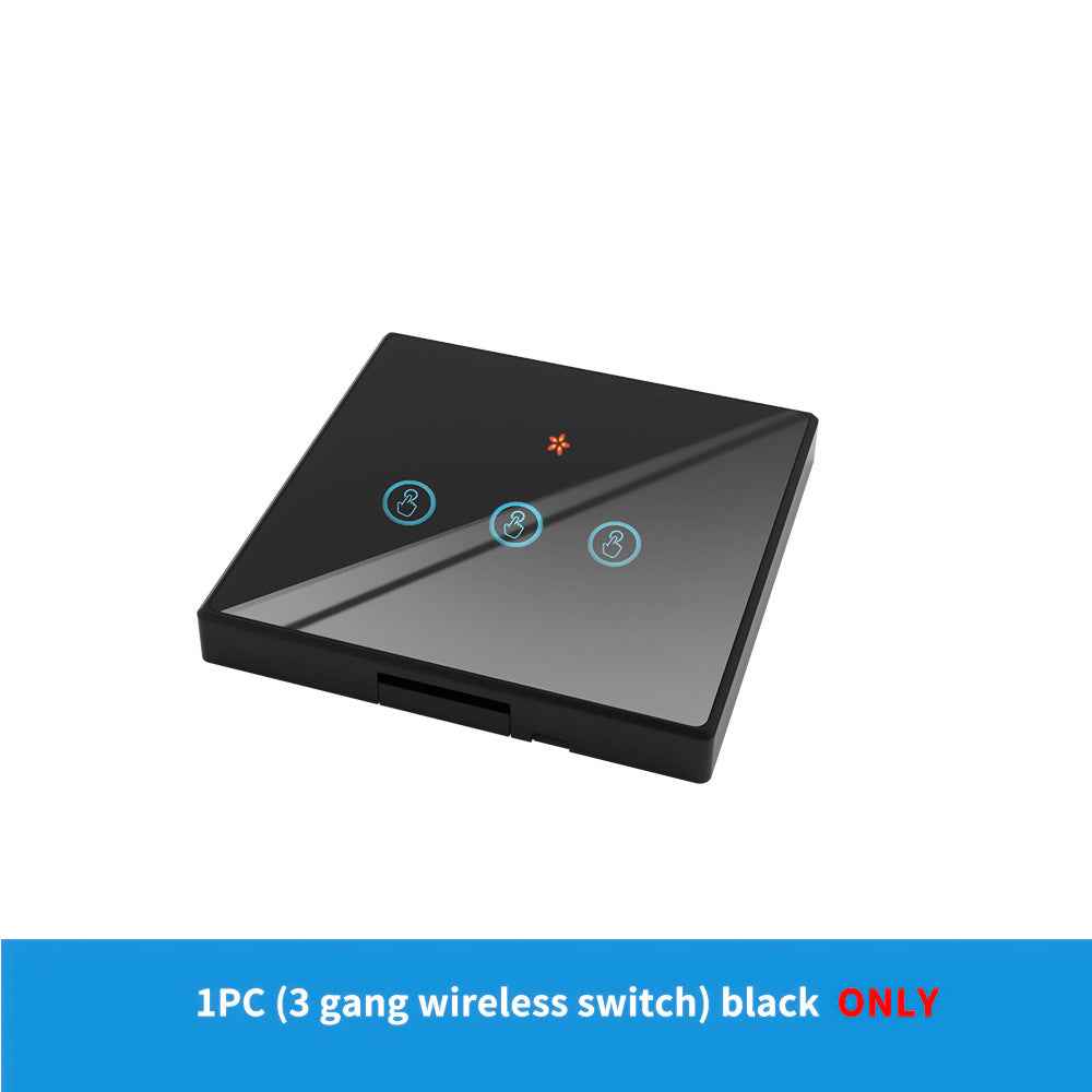 Smart WiFi Wall Switch - Glass Touch Panel with Alexa Voice Control