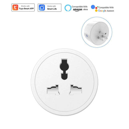 Smart WiFi Socket - US to Universal Adapter with Timer & Voice Control
