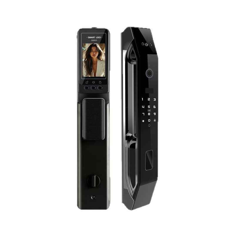 Smart Door Lock - 3D Face Recognition Video Intercom with Fingerprint & Password