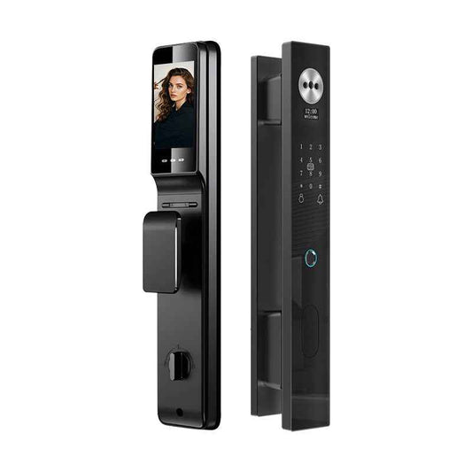Smart Door Lock - Video Intercom Peephole with Face Recognition & Palm Vein
