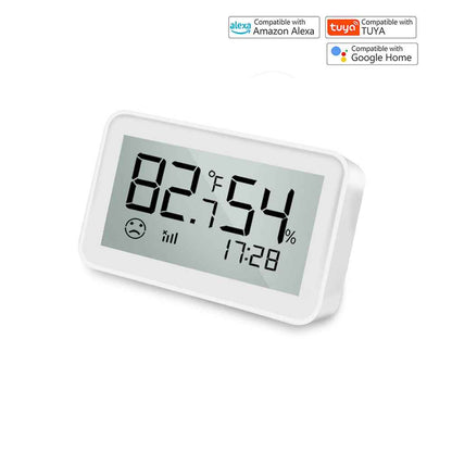 Smart Temperature Humidity Meter - WiFi Indoor Sensor with Display