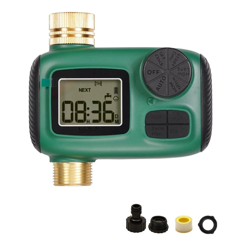 Temporizador de agua automático de 1 a 4 zonas para riego de jardines y césped