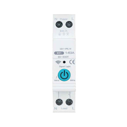 Smart Circuit Breaker 1P - WiFi with Metering & Leakage Protection