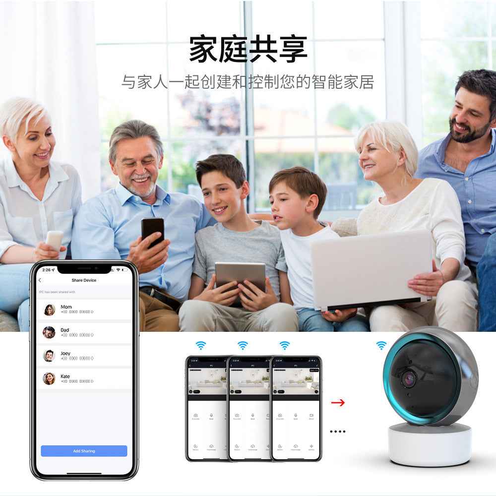 Ultra HD Smart WiFi Surveillance Camera