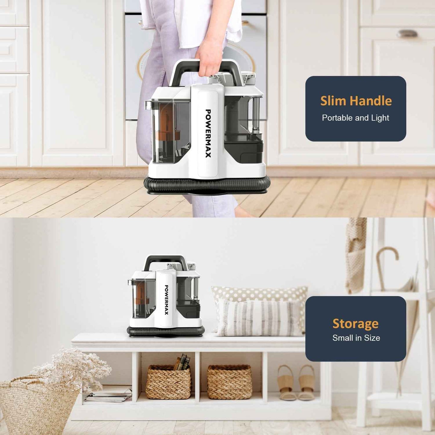 Fabric Cleaning Machine - Spray & Suction for Sofa Carpet Curtain