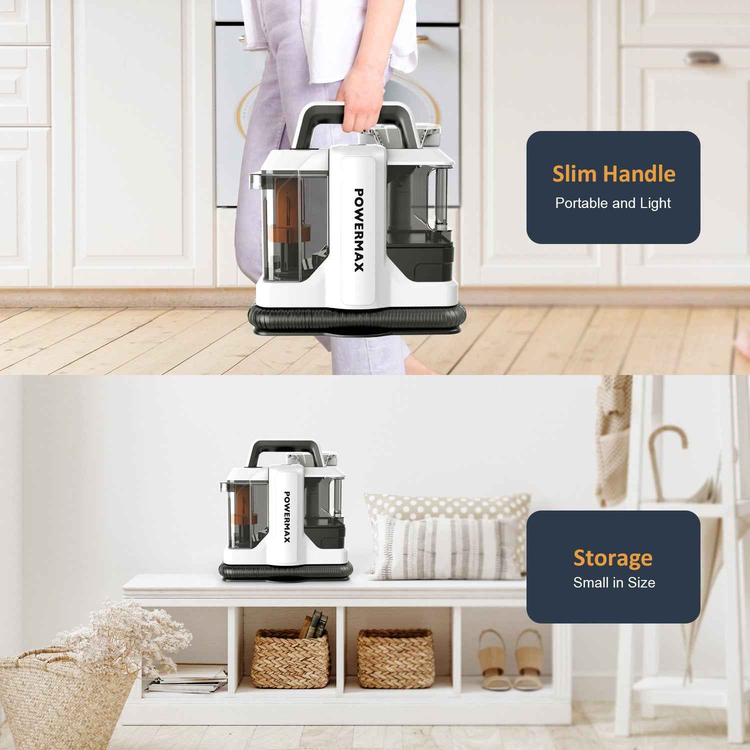 Fabric Cleaning Machine - Spray & Suction for Sofa Carpet Curtain