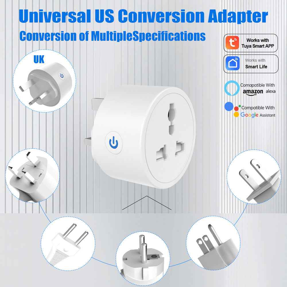 Universal Travel Socket - WiFi Smart Adapter UK to Multi-Standard