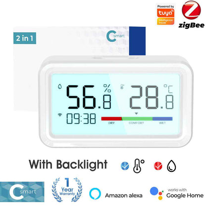Smart Temperature Humidity Sensor - WiFi ZigBee with Remote Monitor