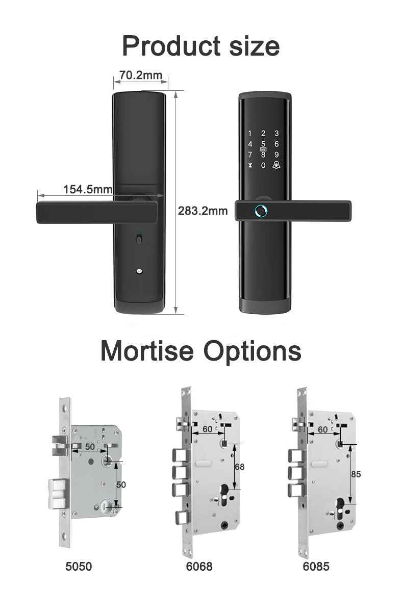 Password Fingerprint Lock For Apartment Entry