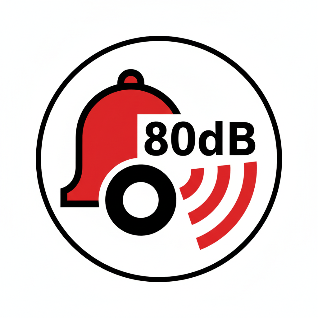 80dB Loud Alarm Icon