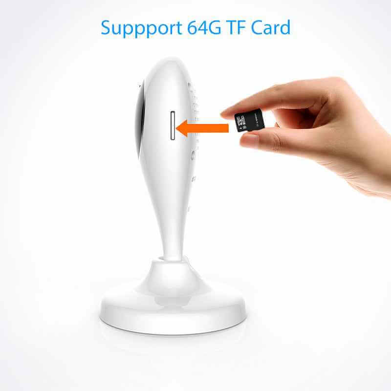 Indoor WiFi Camera - 1080P HD Night Vision with Two-Way Audio