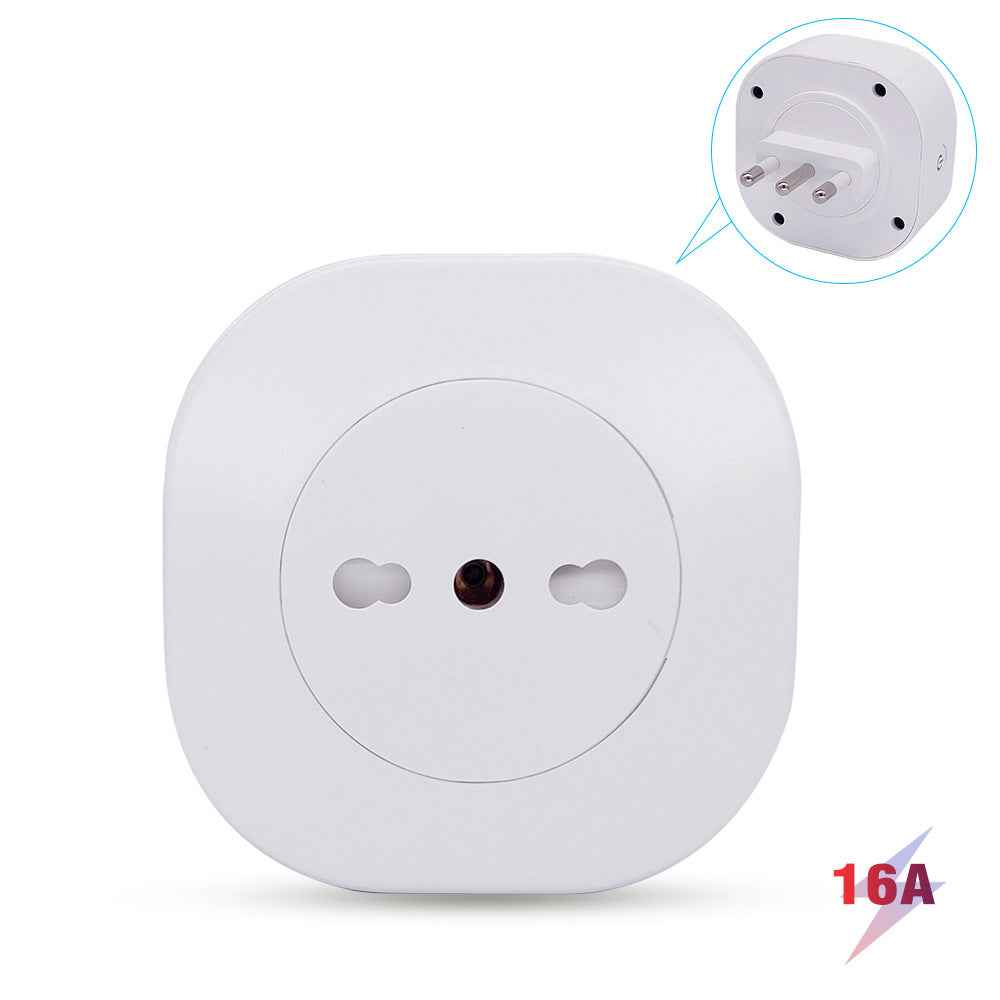 Smart WiFi Socket 16A - Italian Standard Plug with Alexa & Remote Control