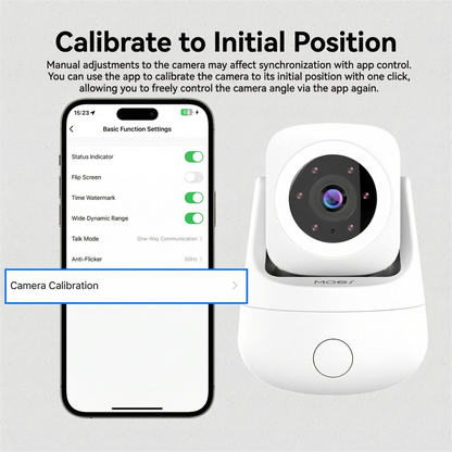 Câmera de segurança Wi-Fi inteligente