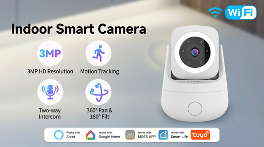 Câmera de segurança Wi-Fi inteligente