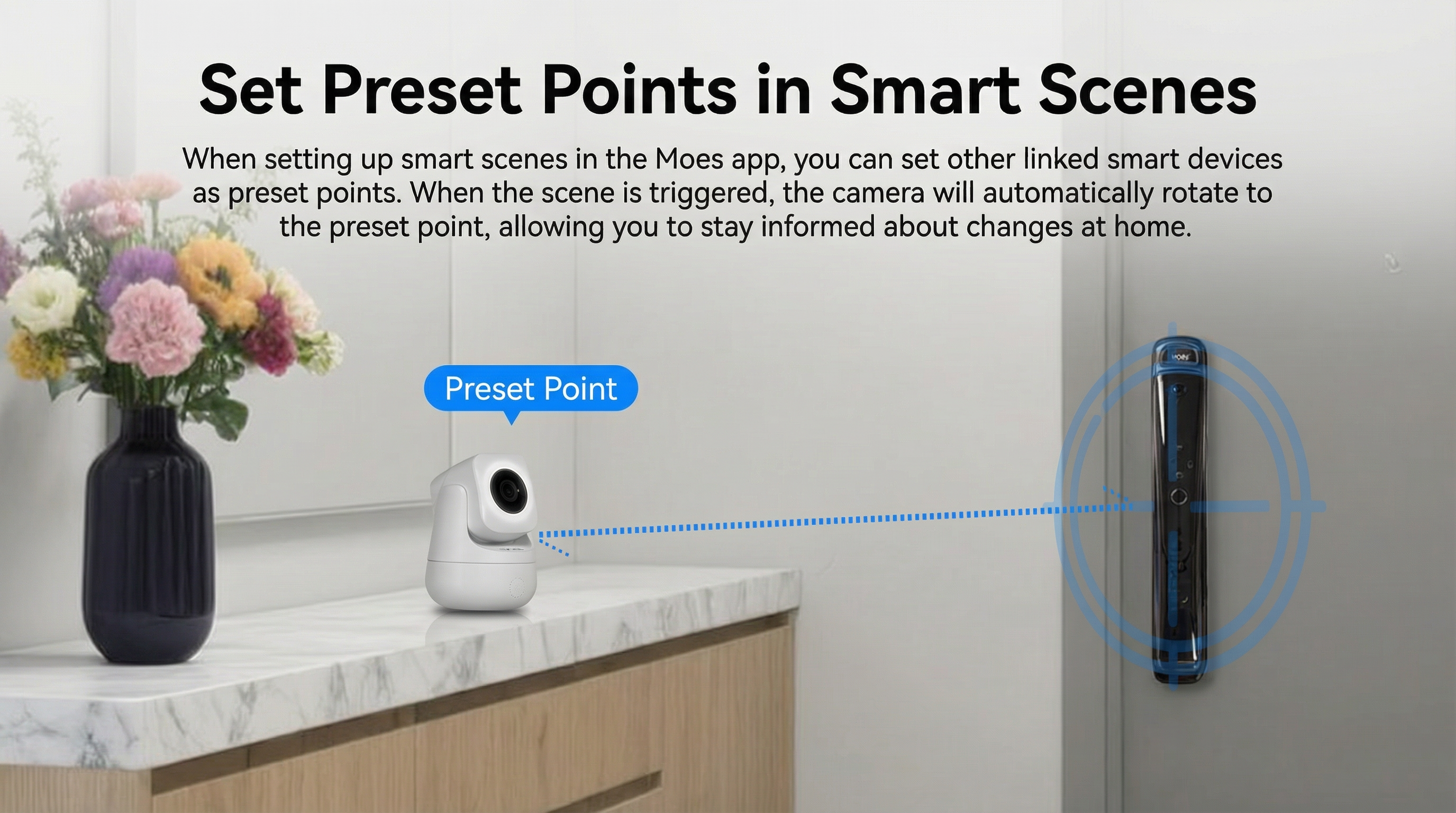 Graffiti Smart Home WiFi Indoor Camera3001000x HD Color Night Vision Mobile Monitoring System