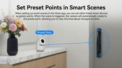 Câmera de segurança Wi-Fi inteligente