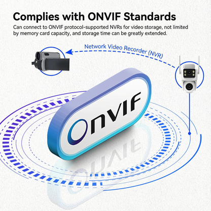 Câmera de segurança externa inteligente