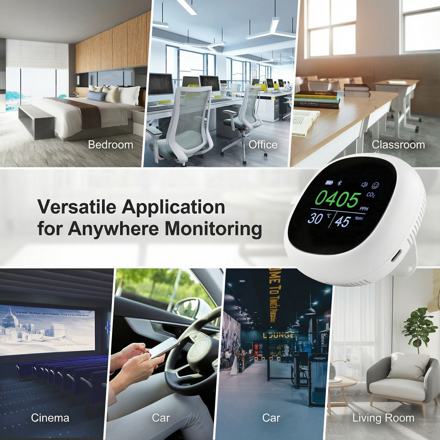 Detector de CO2 inteligente