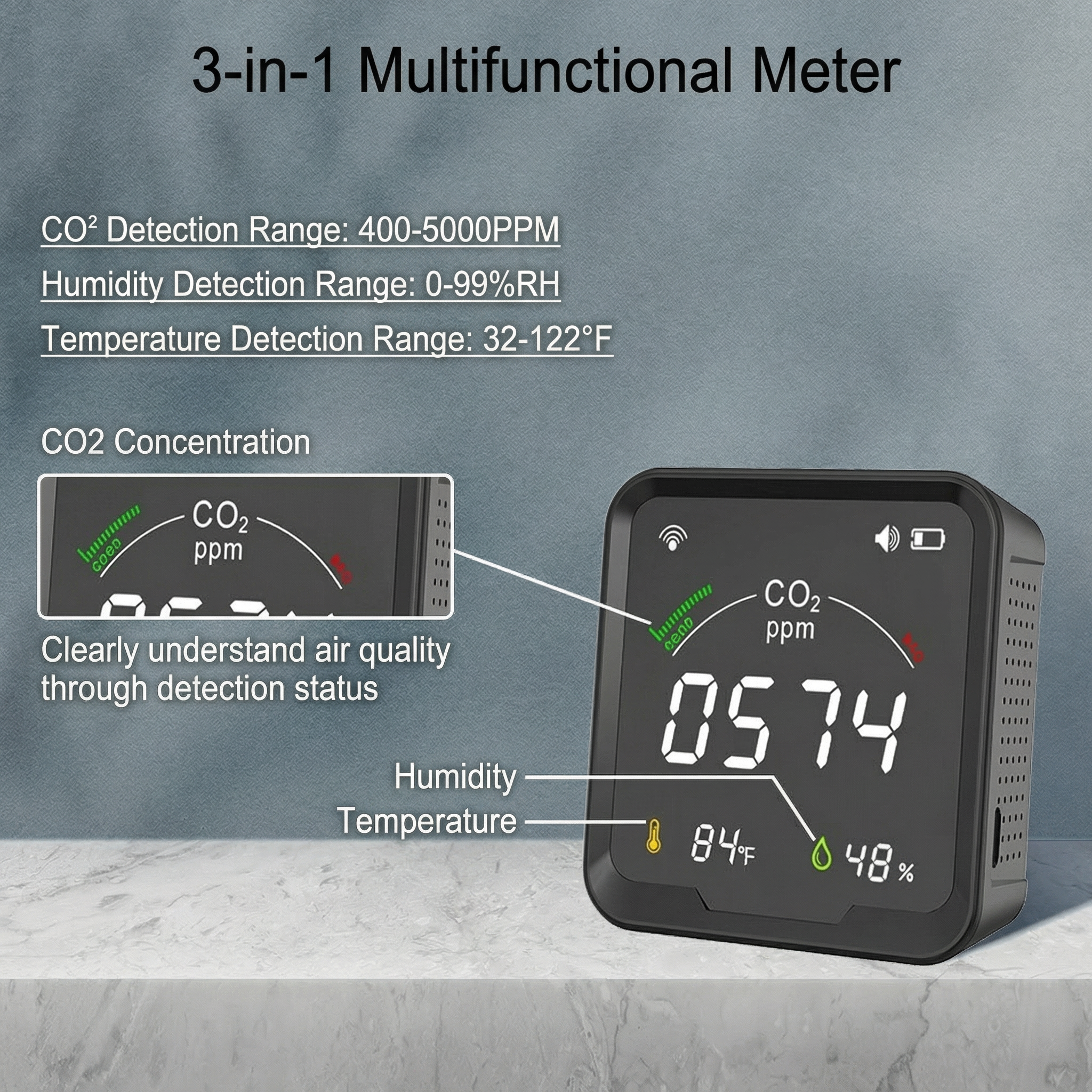 WiFi Smart CO2 Detector