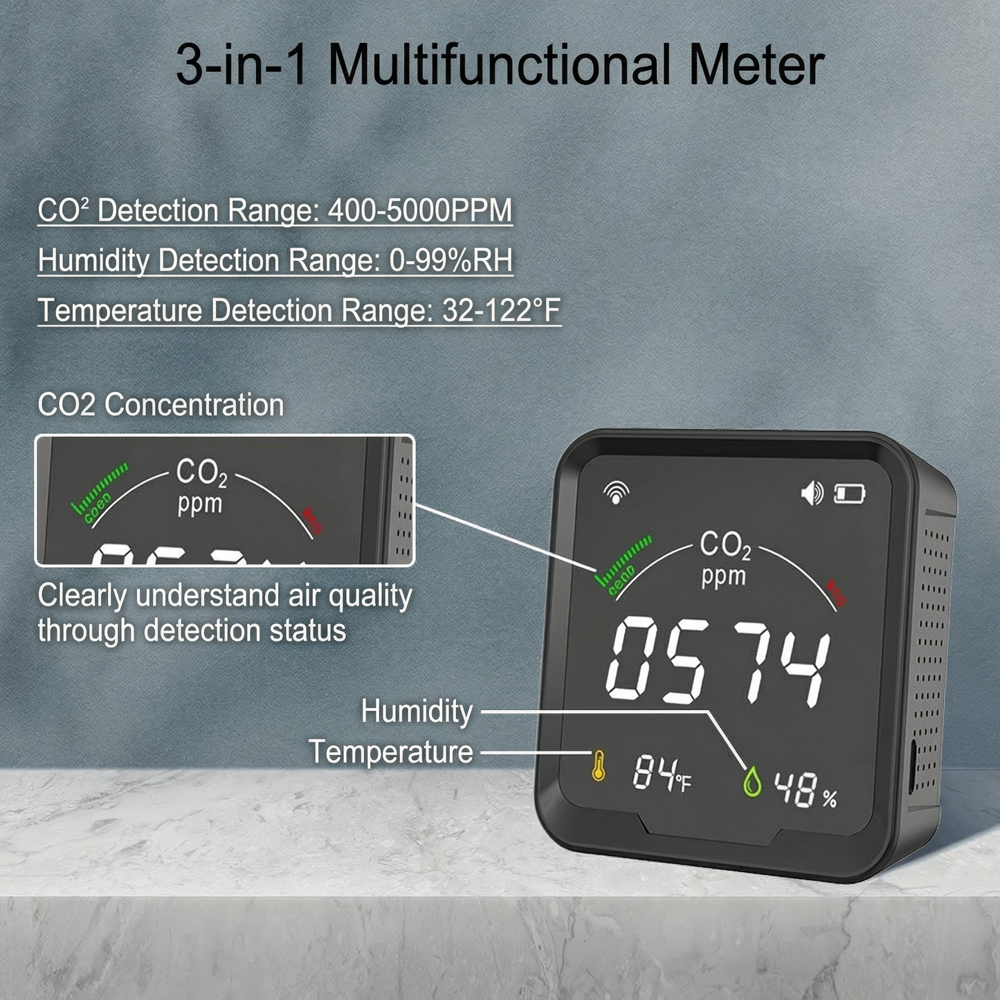 WiFi Smart CO2 Detector
