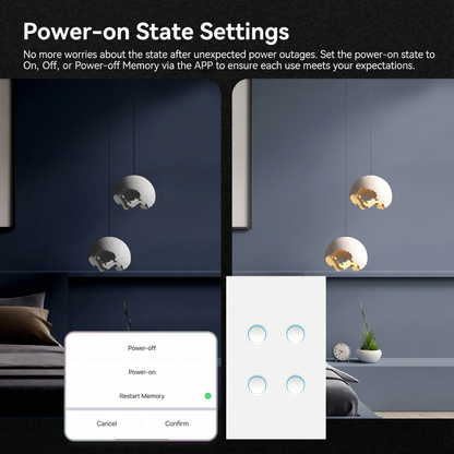 Interruptor Inteligente Matter - DS 10B1-WN