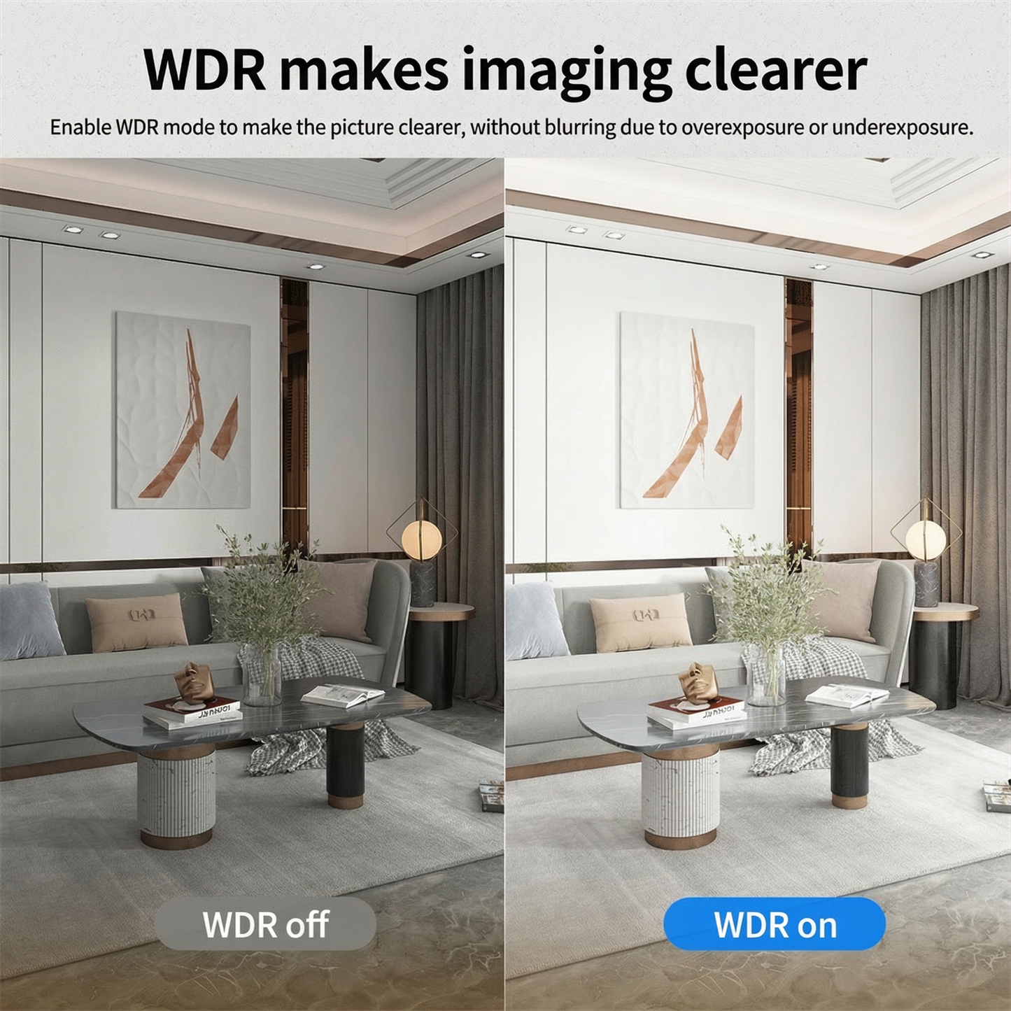 Câmera de segurança Wi-Fi inteligente