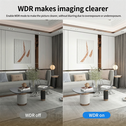 Câmera de segurança Wi-Fi inteligente