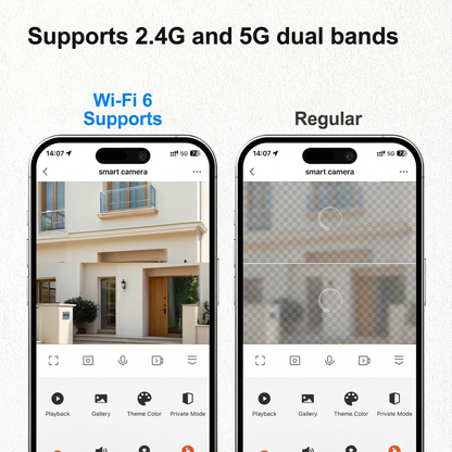 Câmera de segurança externa inteligente