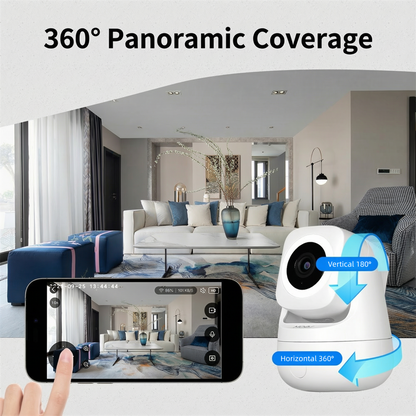 Câmera de segurança Wi-Fi inteligente