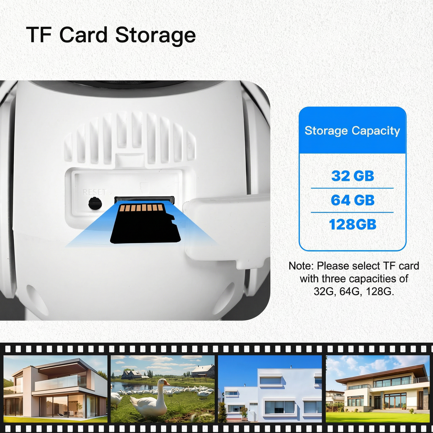 Câmera de segurança externa inteligente