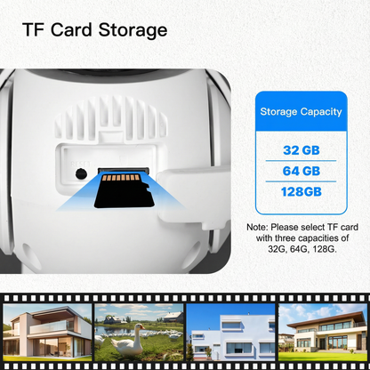 Câmera de segurança externa inteligente