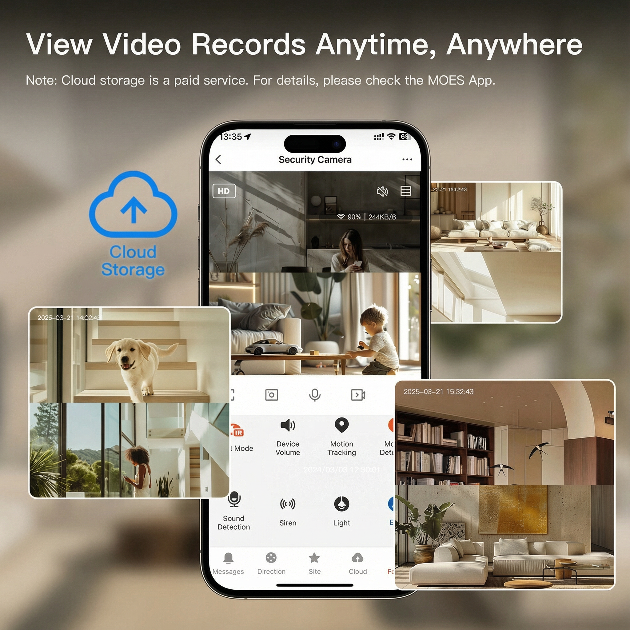 Câmera de segurança inteligente