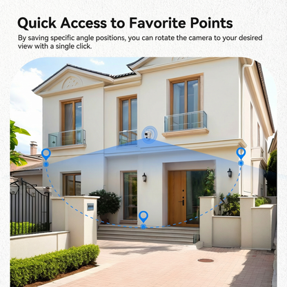 Câmera de segurança externa inteligente