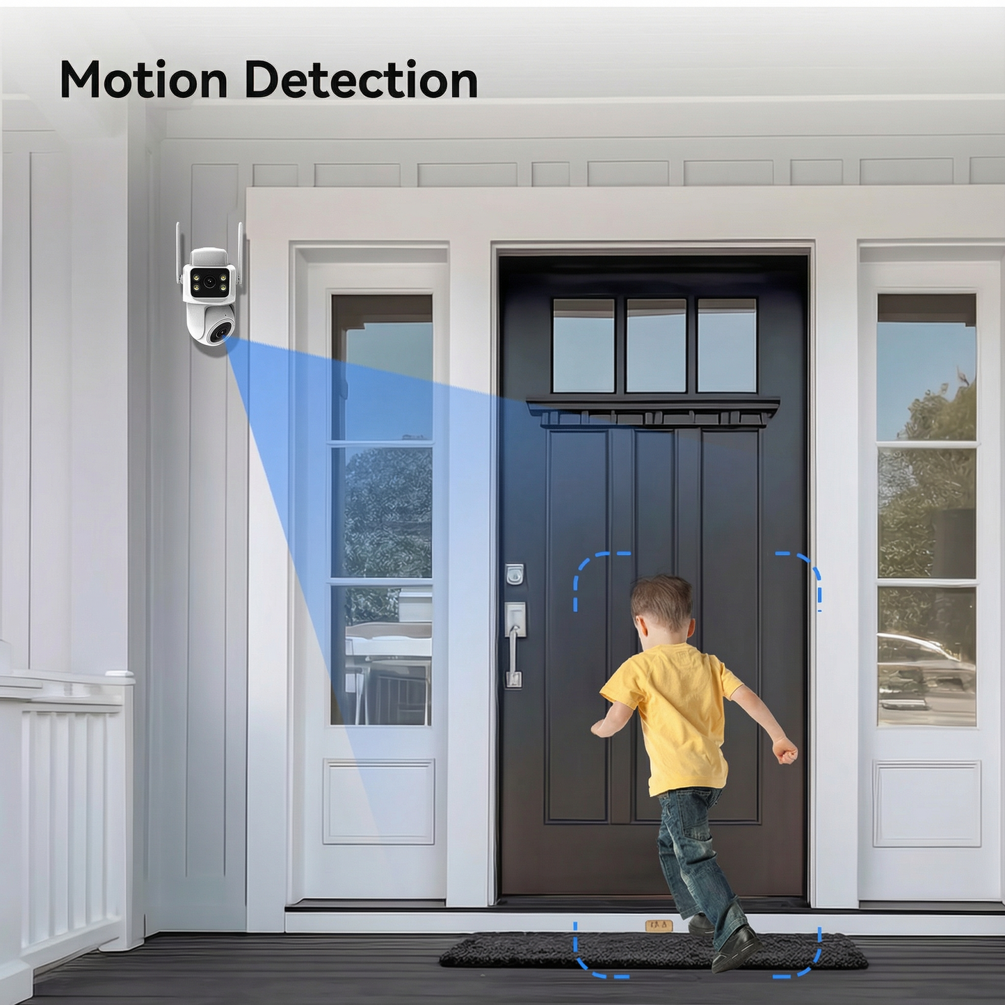 Câmera de segurança externa inteligente