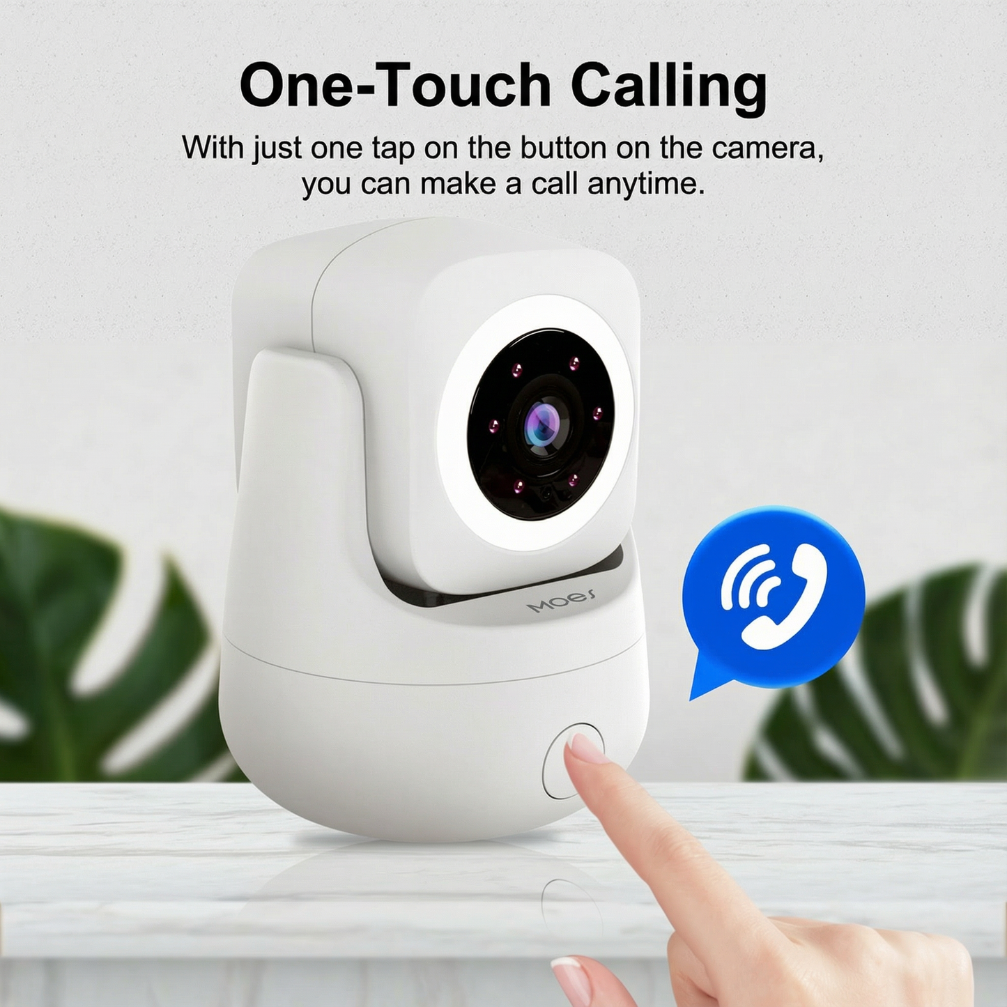 Câmera de segurança Wi-Fi inteligente