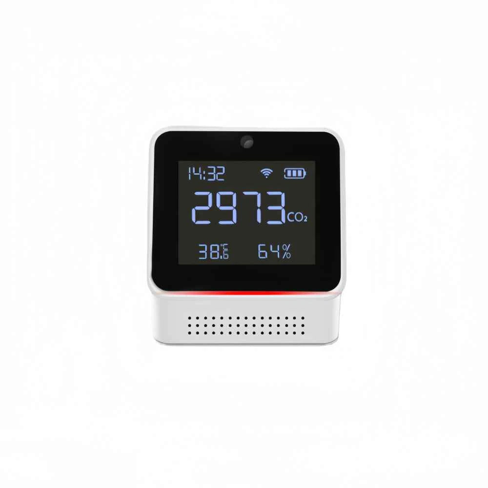 Air Quality Monitor - Multi-Function CO2 Detector with Temperature & Humidity