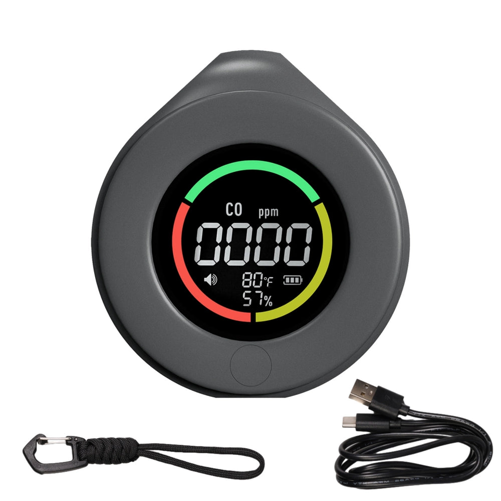 Guardian Pro | Portable 3-in-1 CO Monitor for Camping & Travel-black