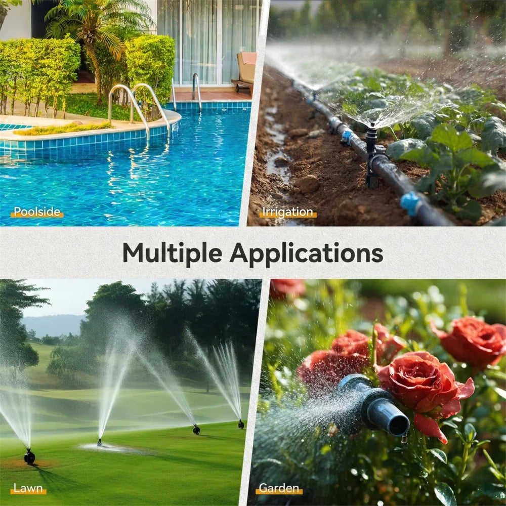 1.Poolside
2.Irrigation
3.Lawn
4.Garden